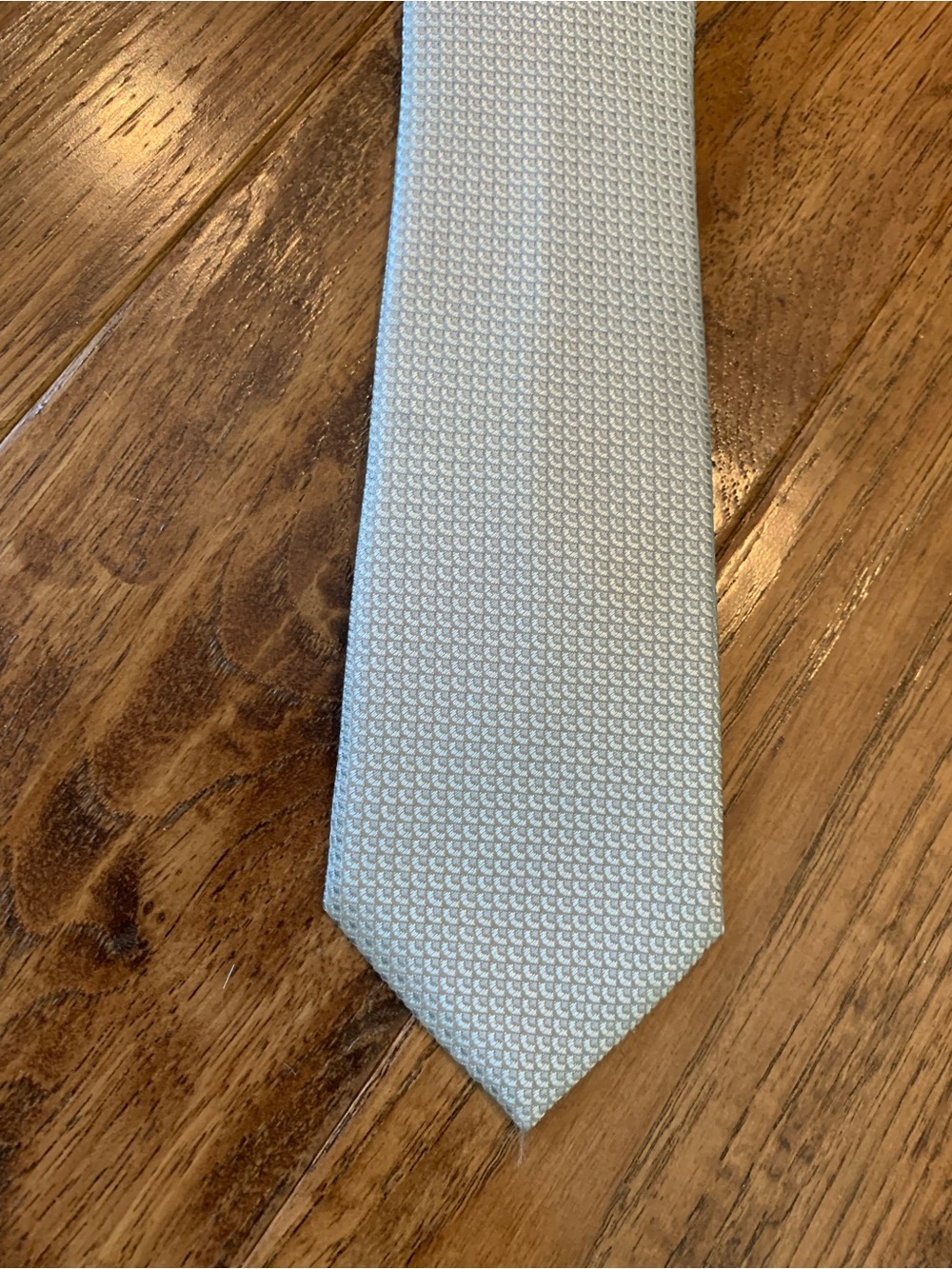 Bellagio Light Grey Textured Men's Tie - Made in Italy